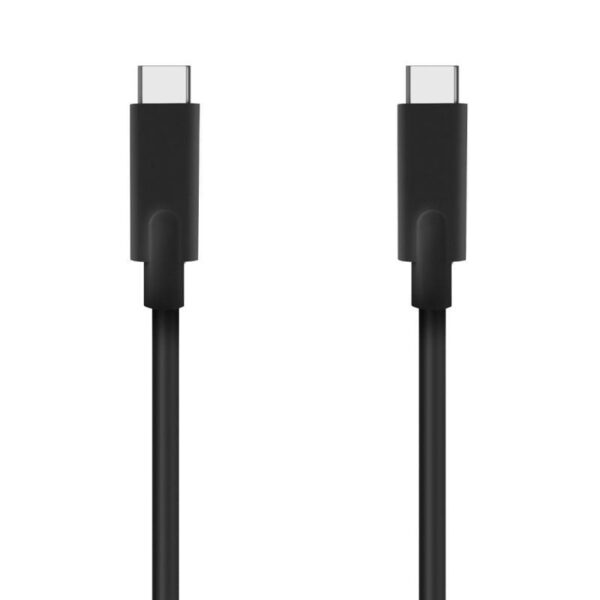 Cable USB 3.2 Tipo-C Aisens A107-0707 5GBPS 3A 60W/ USB Tipo-C Macho - USB Tipo-C Macho/ Hasta 60W/ 625Mbps/ 5m/ Negro