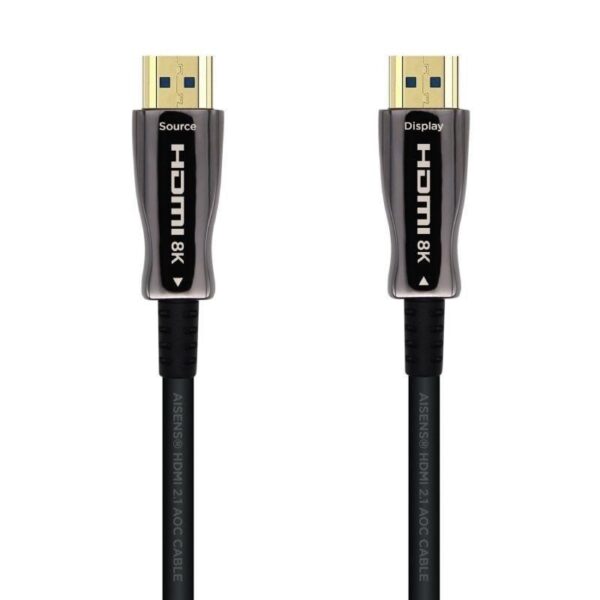Cable HDMI 2.1 AOC 8K Aisens A153-0523/ HDMI Macho - HDMI Macho/ 70m/ Negro