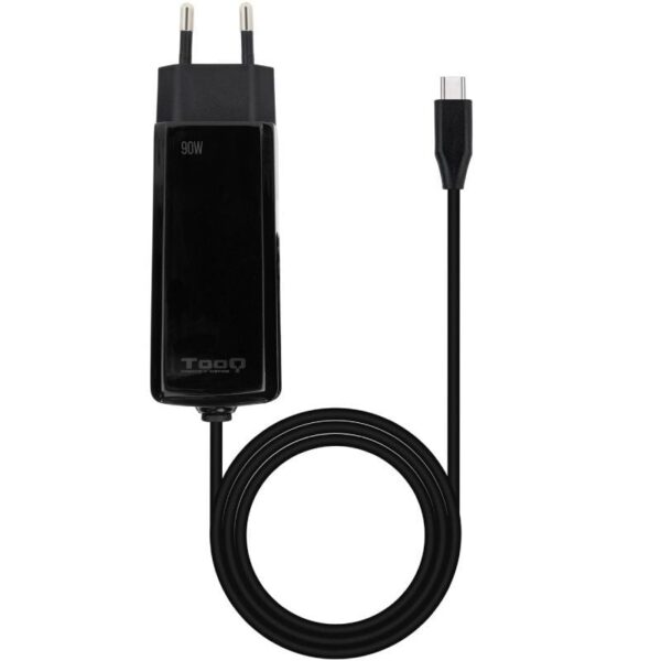 Cargador de Portátil GaN TooQ TQLC-USBCGAN90PD-C USB Tipo-C/ 90W/ Automático/ Voltaje 5-20V