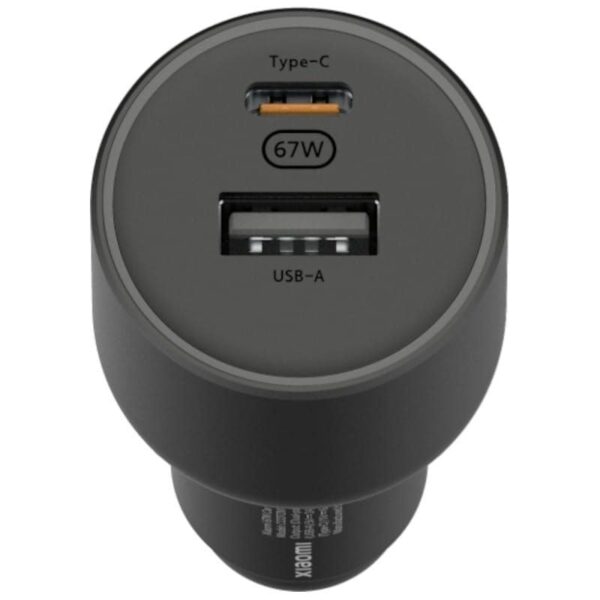 Cargador de Coche Xiaomi 67W USB-A Tipo-C/ 1xUSB-A/ 1xUSB Tipo-C/ 67W
