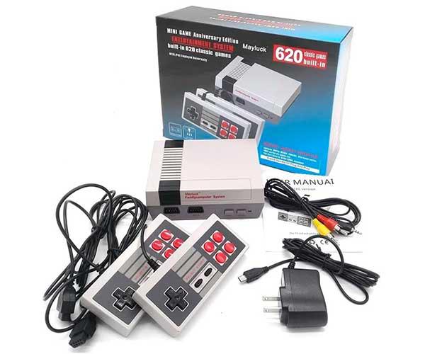 Consola de juegos Retro / 620 juegos en 1 / Av Out / Incluye dos mandos / 1187481 / EX-80509