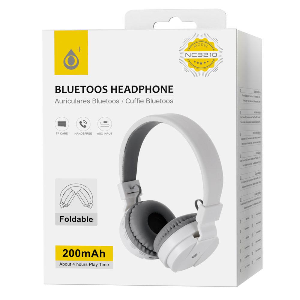 Auriculares Diadema Bluetooth 5.0 NC3210 / Mp3 / MicroSD / Microfono / Blanco / One+ / 2302101 - Imagen 2