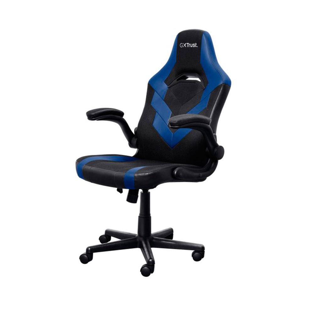 Silla trust Gaming Gxt 703 RIYE / Giratoria 360 / Asiento reclinable con bloqueo / 140kg / Negra-Azul - Imagen 2
