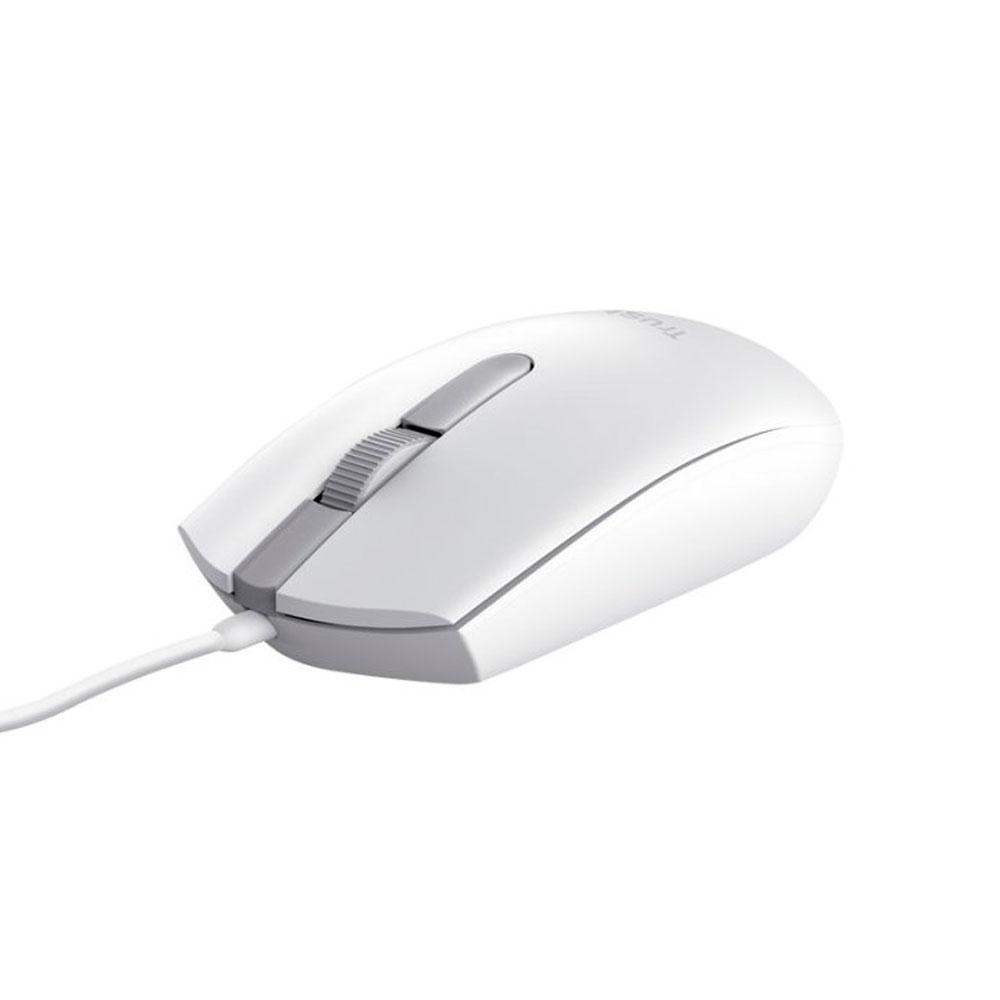 Raton Usb Trust TM-101 Eco / 1200 Dpi / 3 botones / Rueda de desplazamiento / Blanco / 25320 - Imagen 2