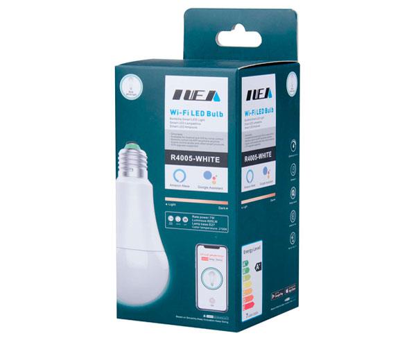 Bombilla Wifi Inteligente R4005 Blanca / E27 / 7w / 600 Lumens Regulable / A+ - Imagen 2