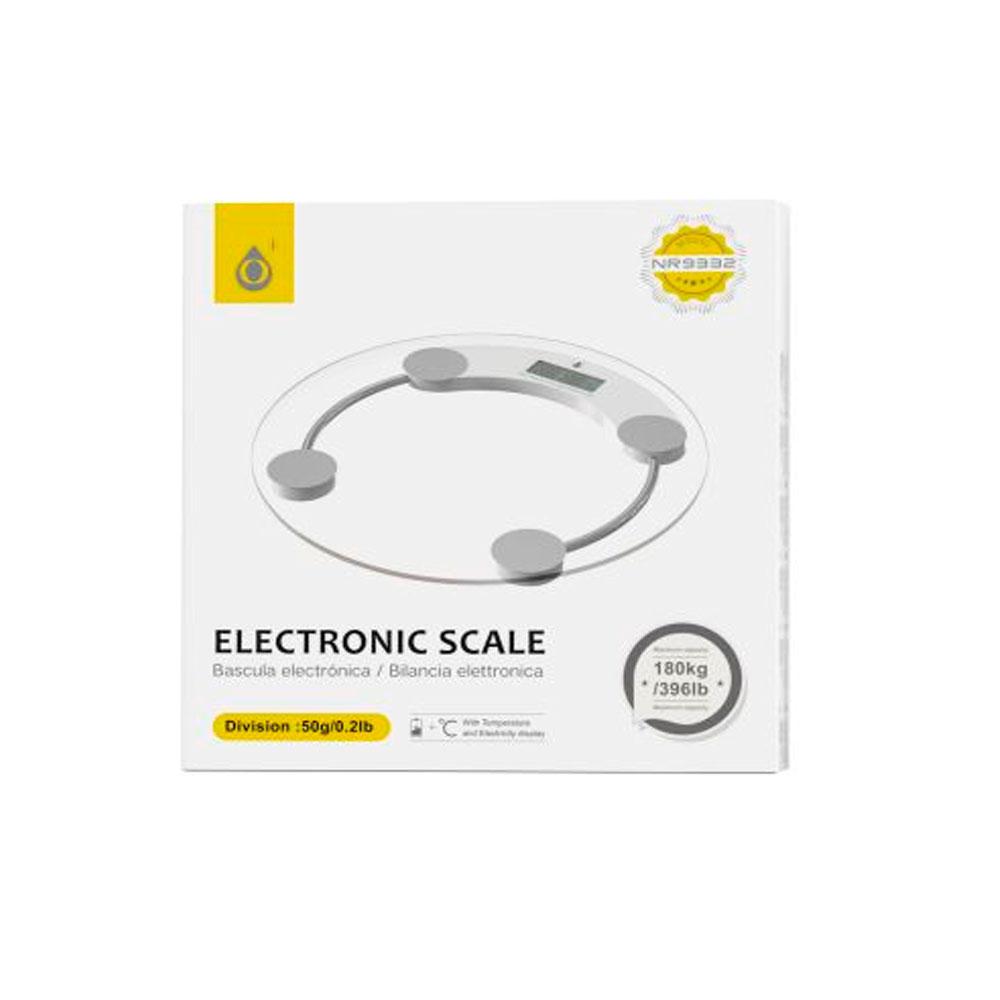 Bascula de baño digital NR9332 / Pantalla LCD / Peso Max 180Kg / Cristal templado / One+ / 2903321 - Imagen 2