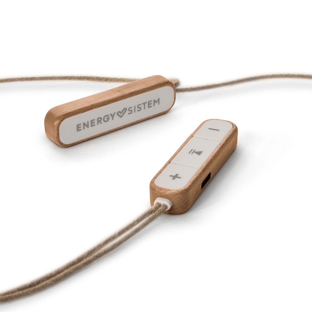 Auriculares Bluetooth Energy Sistem BeechWood / Microfono Integrado / Control de Volumen / Marron / 452392 - Imagen 4