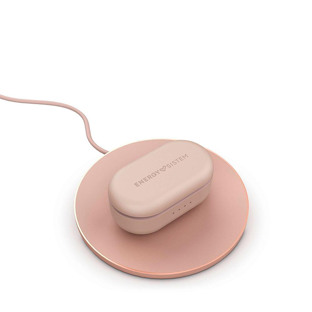 Auriculares Inalambricos Bluetooth Energy Sistem Style 4 Ultra / 25 horas de autonomia / Base de carga inluido / Rosa Oro / 453481 - Imagen 4