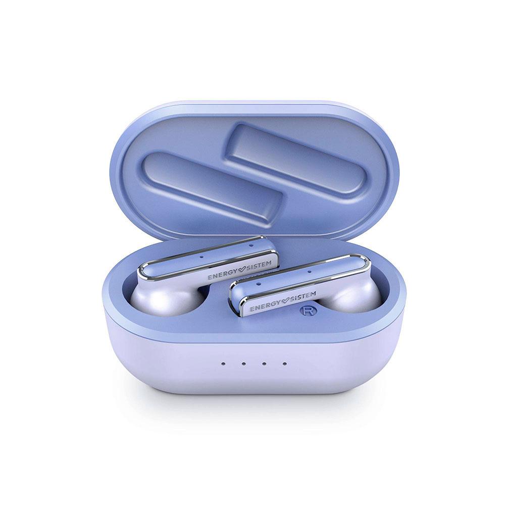 Auriculares Inalambricos Bluetooth Energy Sistem Style 4 / Diseño Compacto / Caja de carga / Violeta / 453498 - Imagen 5