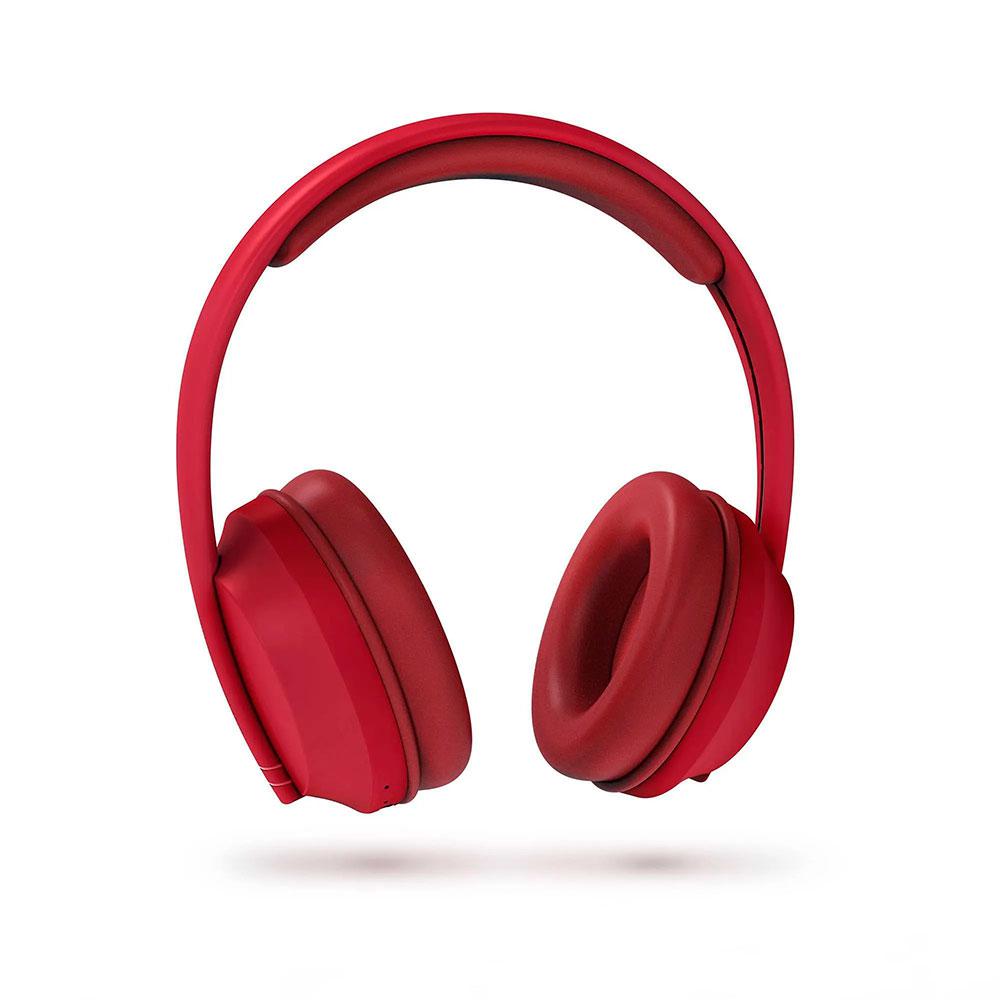Auriculares Bluetooth Energy Sistem Hoshi Eco / BT5.3 / 23h Bateria / Diadema ajustable / Graves Profundos / Rojo / 457557 - Imagen 3
