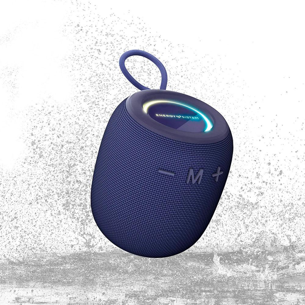 Altavoces Bluetooth Energy Sistem Bloom / IPX6 / 18h de Autonomia / Luces LED / Azul / 458295 - Imagen 4