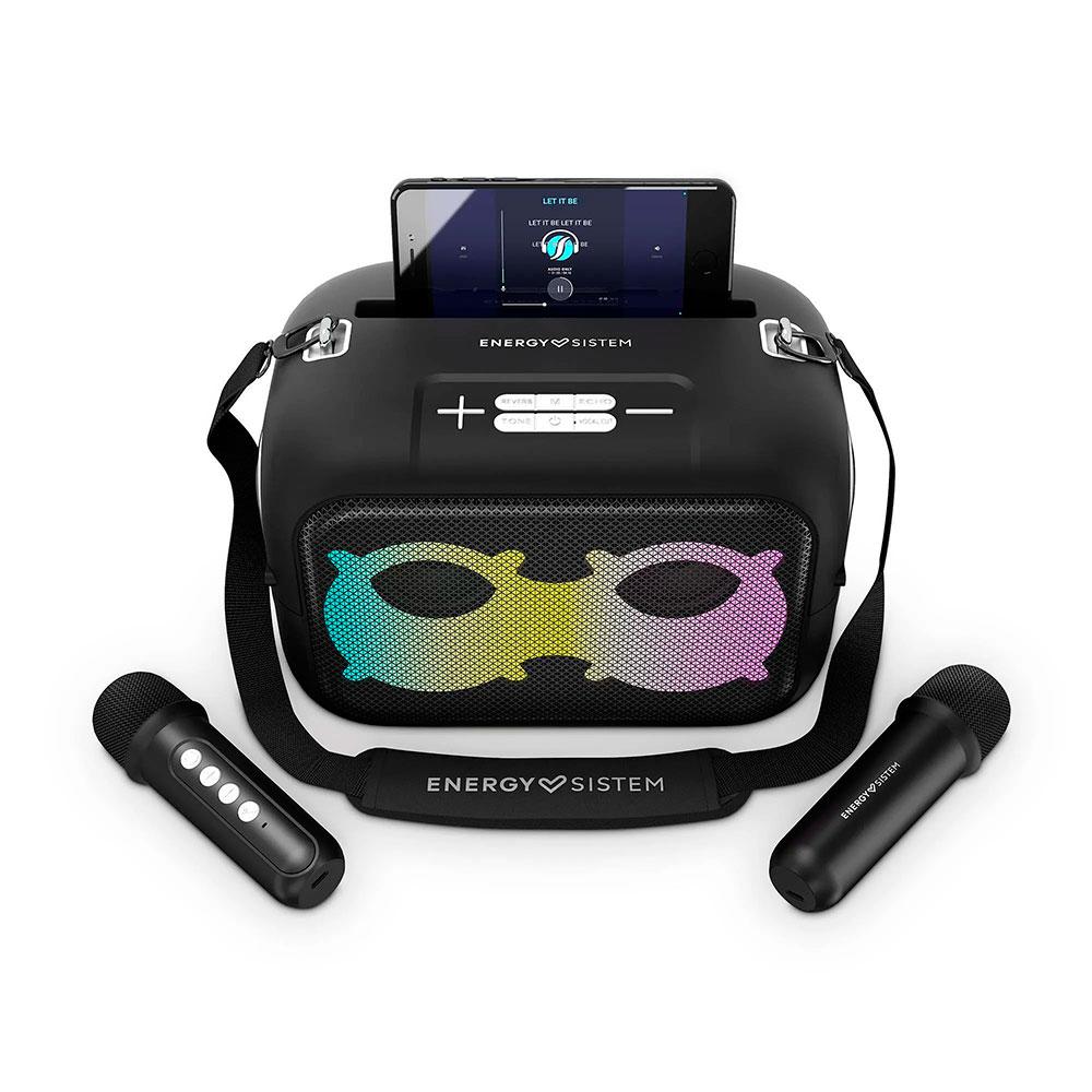 ÷ Altavoz bluetooth portable energy sistem karaokestar 60w true wireless led 8h bat 2 mic inalambr - Imagen 4