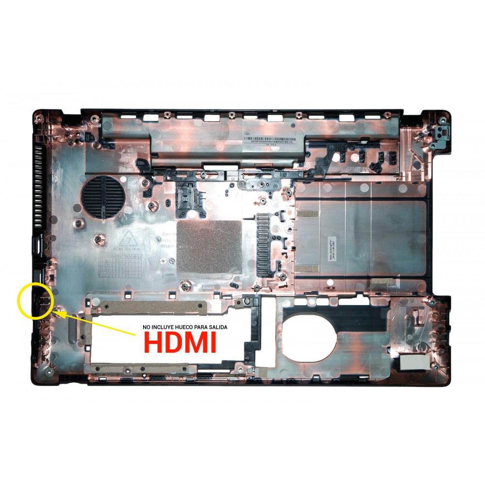 Bottom case compatible para portátil ACER 5742 / 5253 SIN HDMI Negro 60.R4F02.001 - Imagen 2