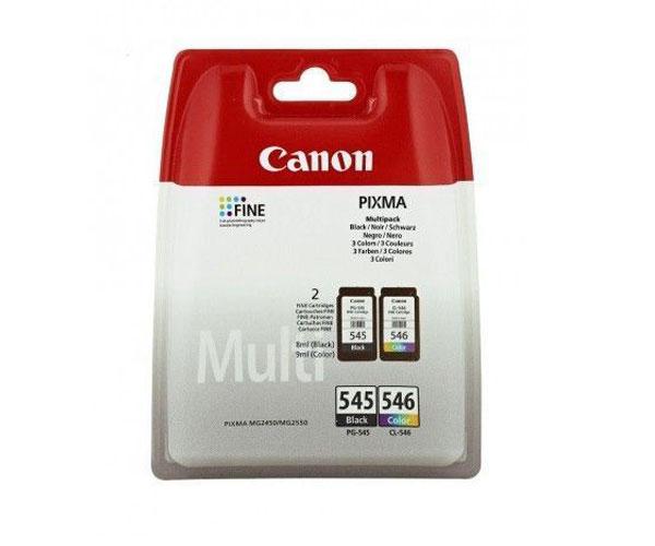 Tinta Original Canon Pack PG545 + CL546 + 50 Hojas papel fotografico / 8287B005 / 8287B008
