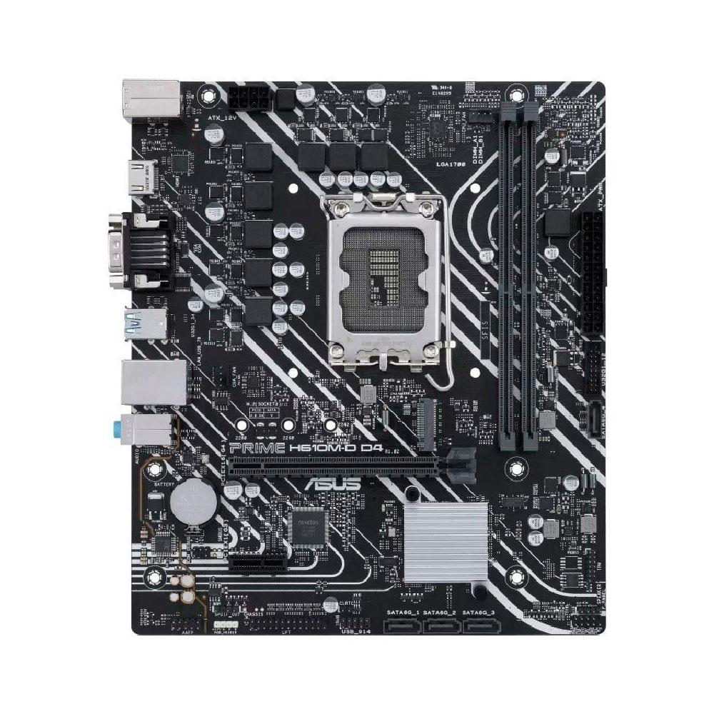 Placa base Asus Prime H610M-D D4 / Socket 1700 / 2xDDR4 / MATX / 12-13th Gen. / 90MB1A00-M0EAY0 - Imagen 2