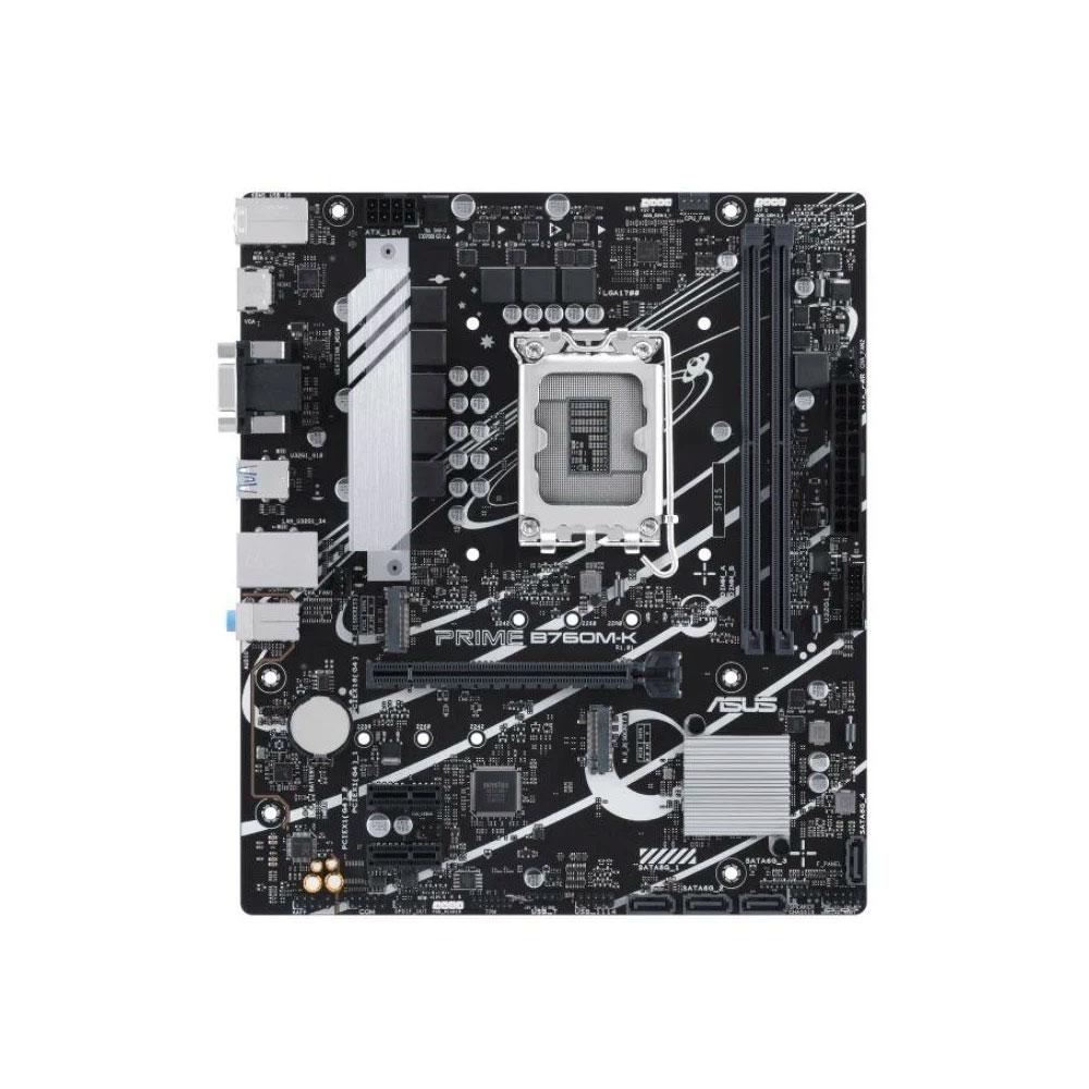 Placa base Asus Prime B760M-K / Socket 1700 / M-ATX / 2xDDR5 / HDMI / VGA / 90MB1FI0-M1EAY0 - Imagen 2