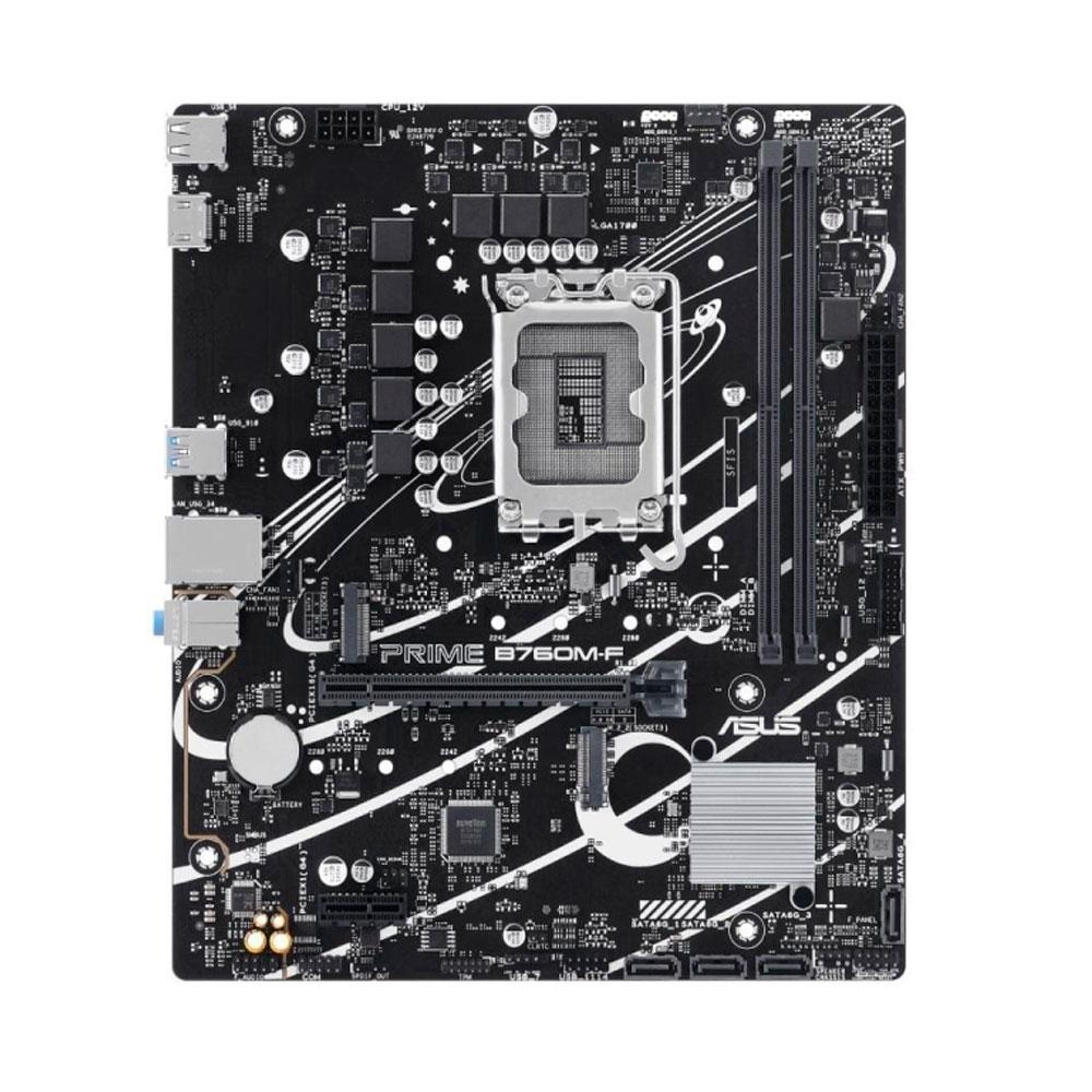 Placa base ASUS B760M-F / Socket 1700 / M-ATX / 2x DDR5 / 2x Pcie 4.0 M.2 / HDMI / 90MB1IK0-M0EAY0 - Imagen 2
