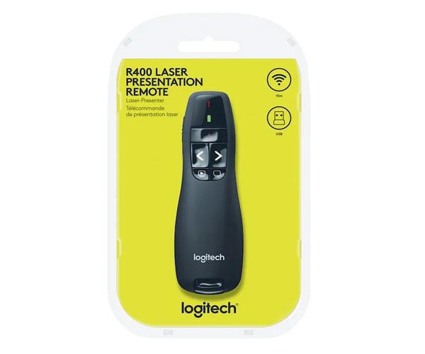 Mando Wireless Inalámbrico Logitech R400 Profesional Presenter Puntero Laser / 15 Metros / 2.4Ghz / 910-001356 - Imagen 4