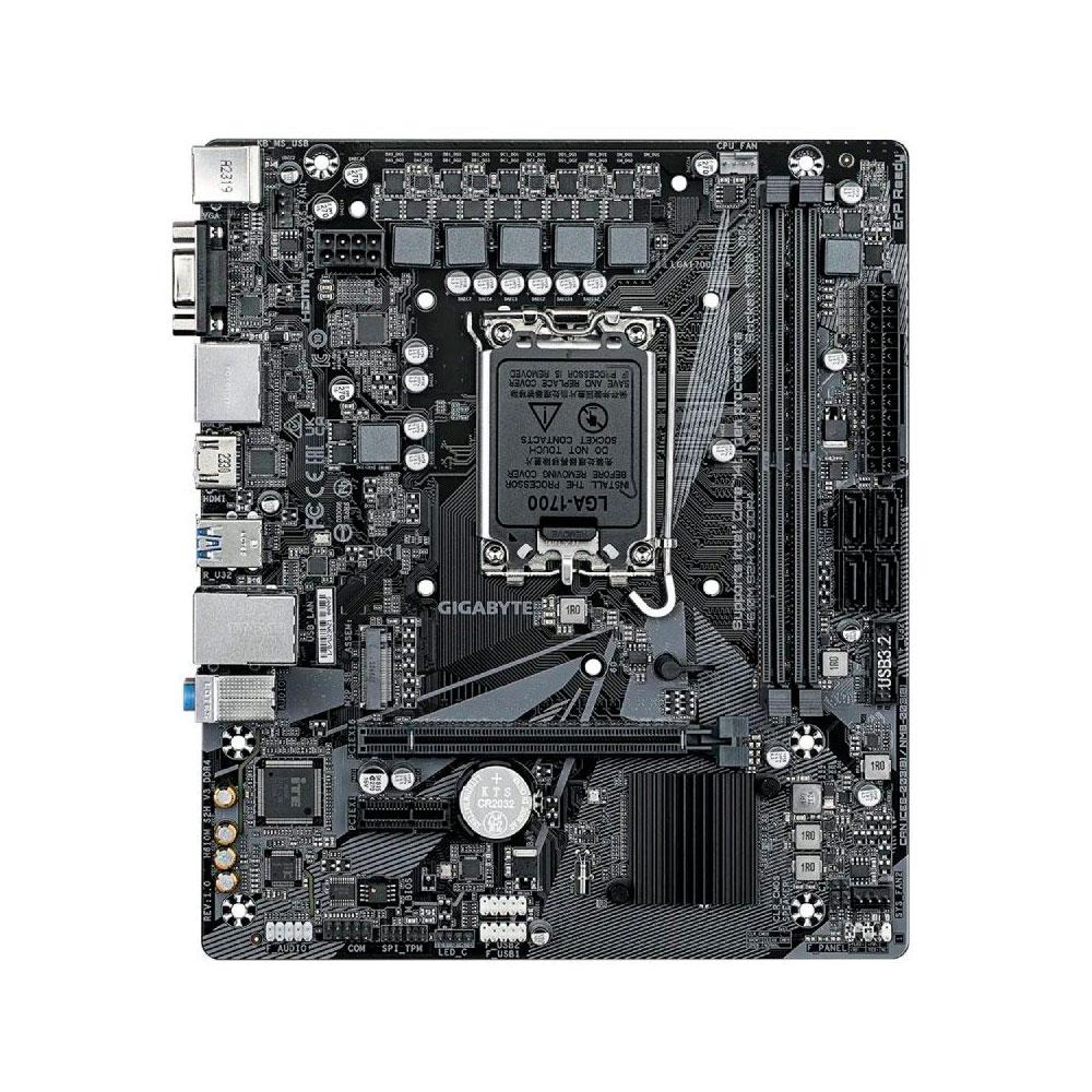Placa base Gigabyte H610M S2H V3 / Socket 1700 / M-ATX / 2x DDR4 / M.2 / Hdmi-Vga-Dvi-Dp - Imagen 2