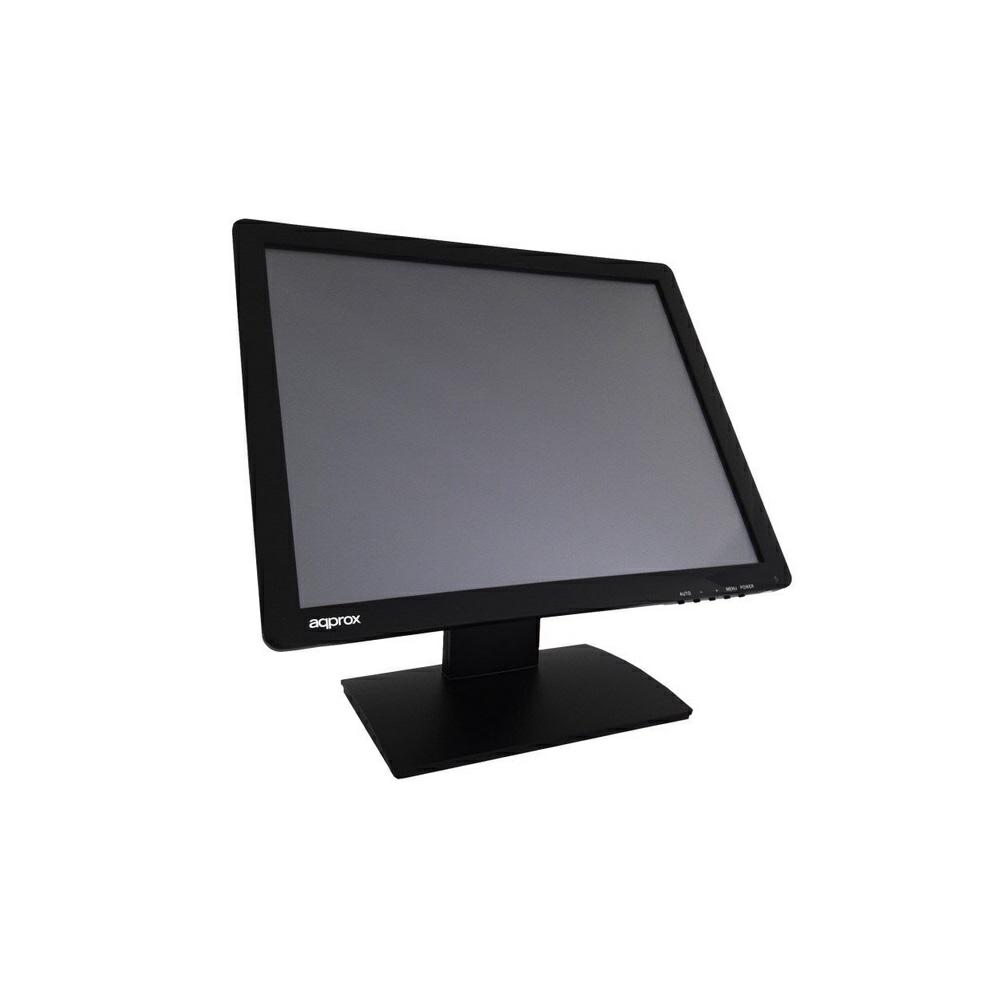 Monitor 17 Tactil Tpv Approx Appmt17w5 / Vga / Usb / 5ms / Inclinable / Base antivibracion / Negro" - Imagen 2