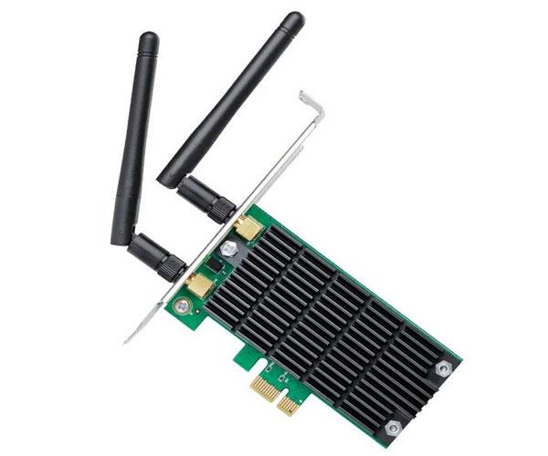 ÷ Pci express wifi dualband tp-link archer t4e ac1200 300mb en 2,4ghz y 867mb en 5ghz