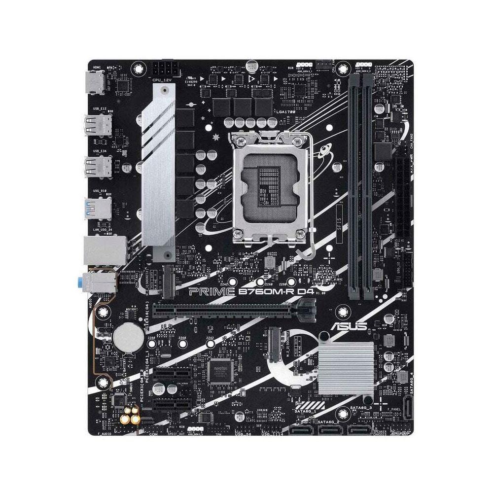 Placa base Asus Prime B760M-R / Socket 1700 / M-ATX / 2xDDR4 / HDMI / M.2 / Pci 4.0 90MB1HA0-M0EAY0 - Imagen 2