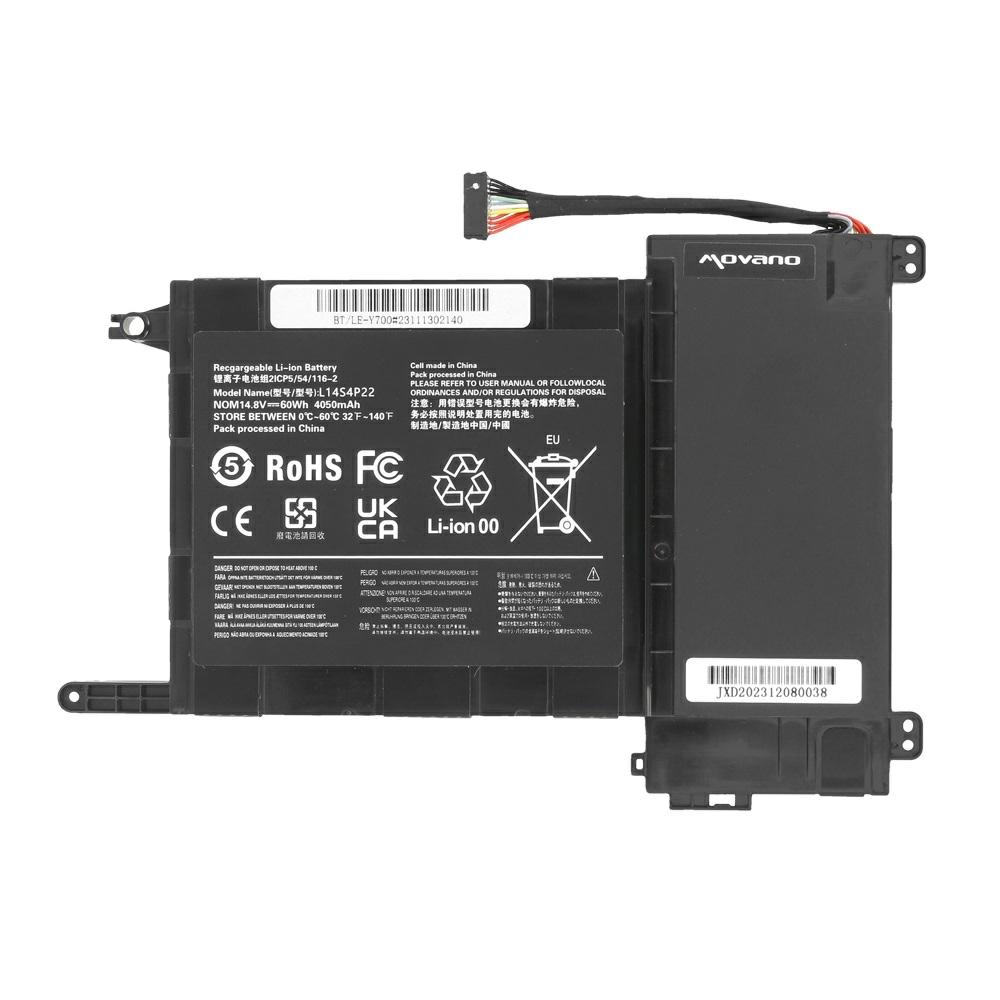 Batería compatible para portátil LENOVO Y700 14.8V 4050mAh Movano - Imagen 5