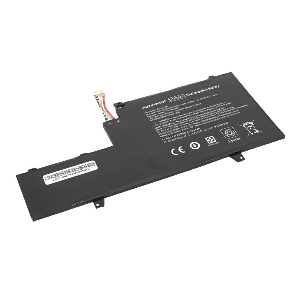 Batería compatible para portátil HP OM03XL 11.55V 4700mAh Movano - Imagen 2