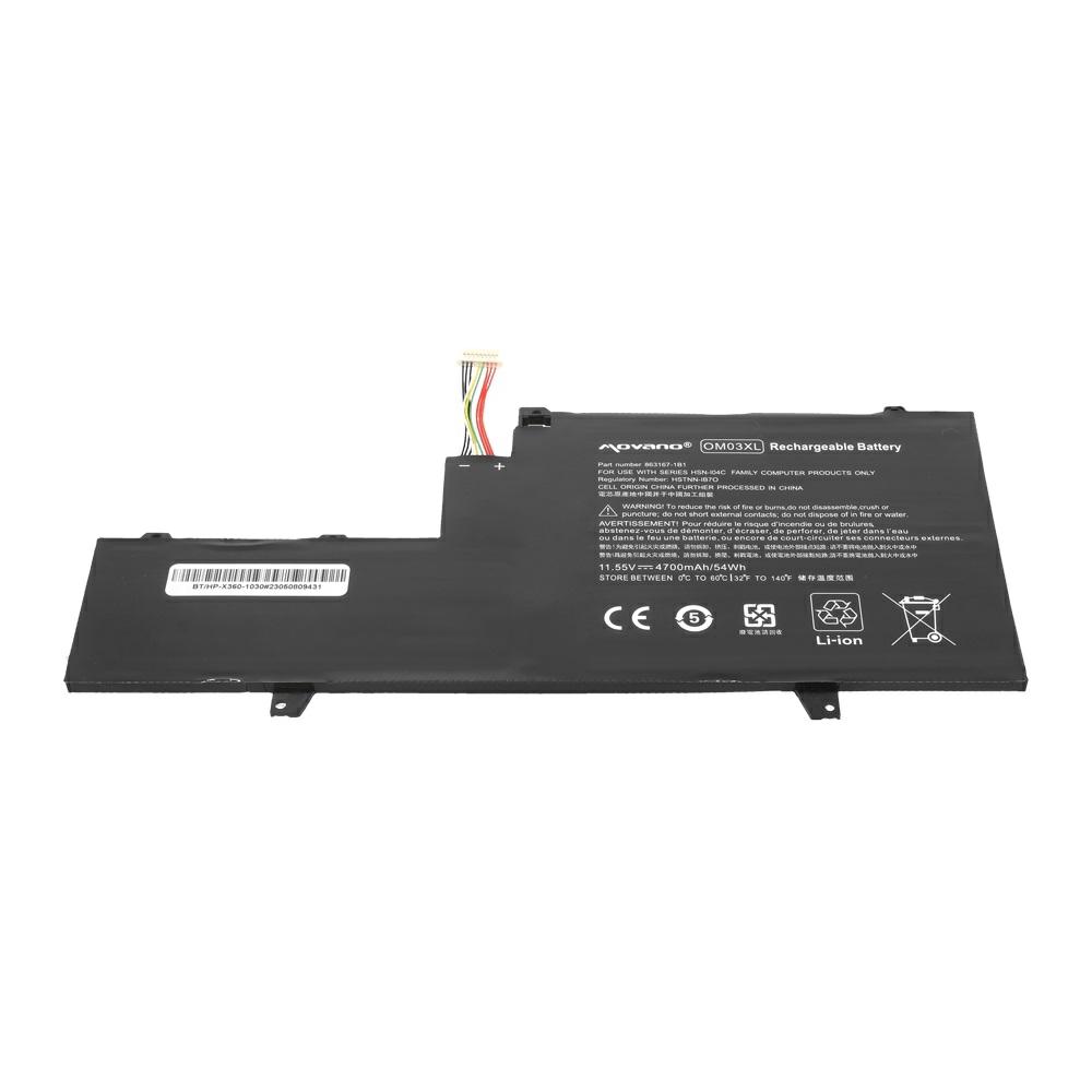 Batería compatible para portátil HP OM03XL 11.55V 4700mAh Movano - Imagen 3