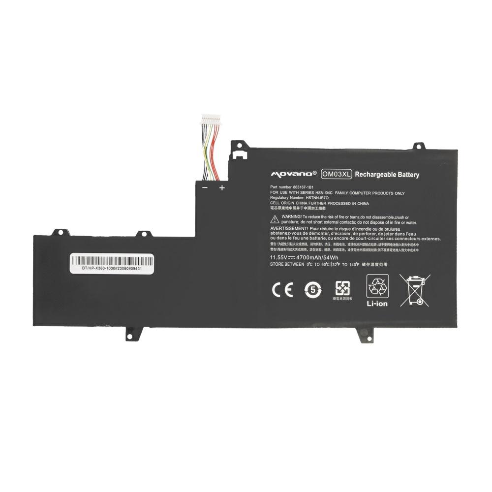 Batería compatible para portátil HP OM03XL 11.55V 4700mAh Movano - Imagen 5