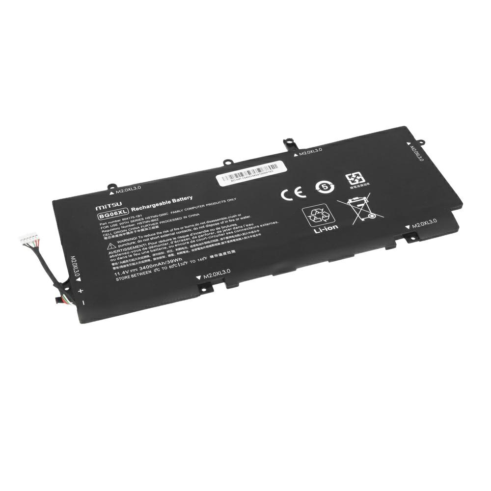 Batería compatible para portátil HP BG06XL 11.4V 3400mAh Mitsu - Imagen 2