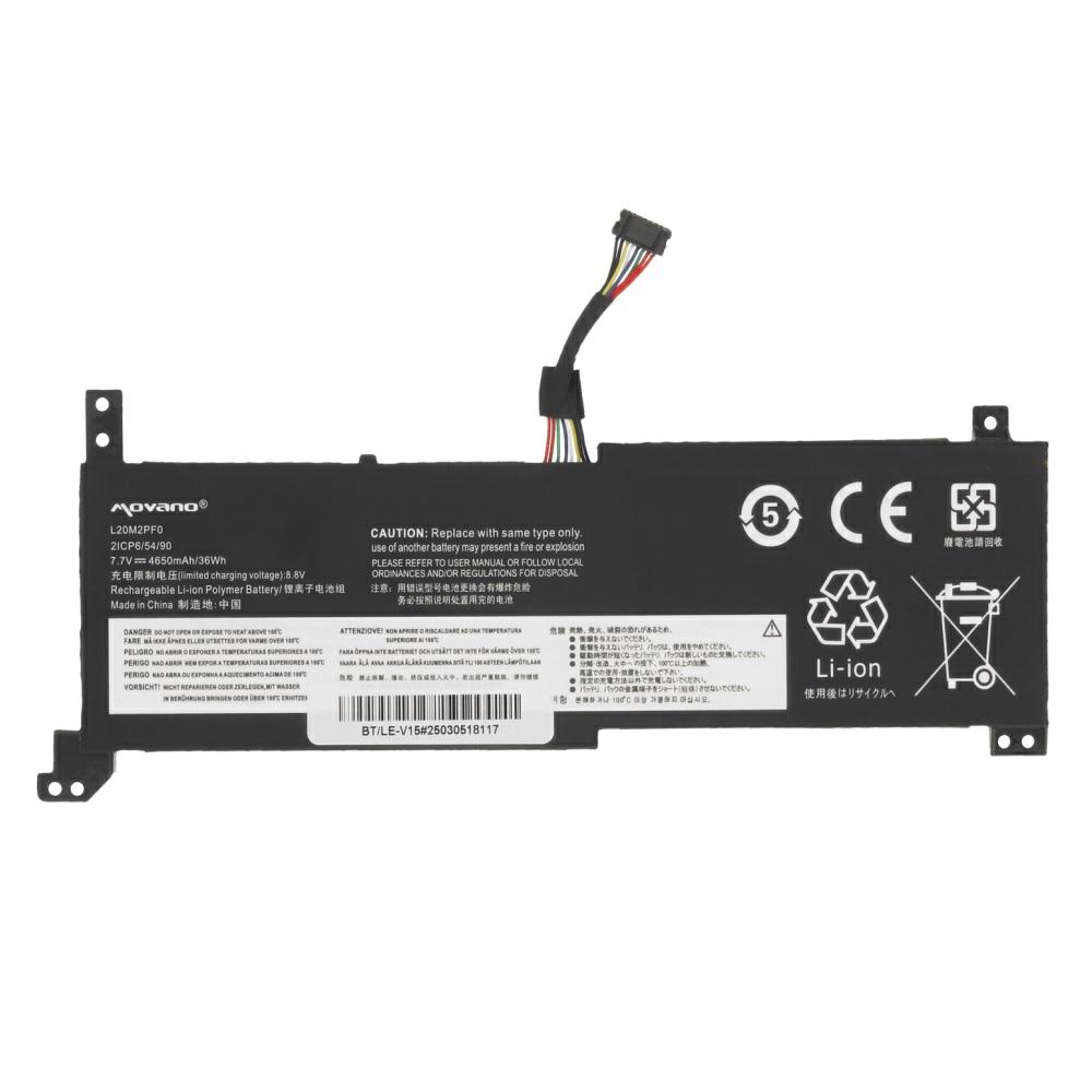Batería compatible para portátil LENOVO L20C2PF0 7.7V 4650mAh Movano - Imagen 5
