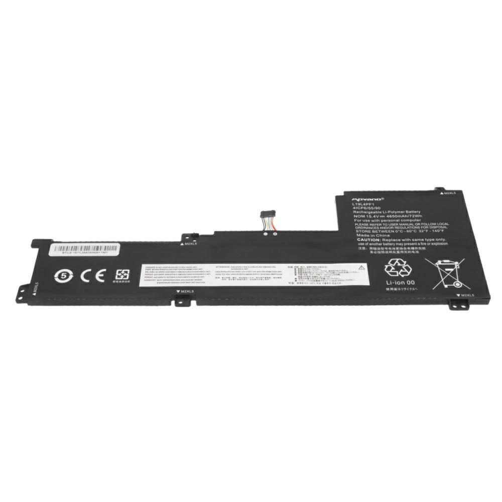 Batería compatible para portátil LENOVO L19C4PF1 15.4V 4650mAh Movano - Imagen 3