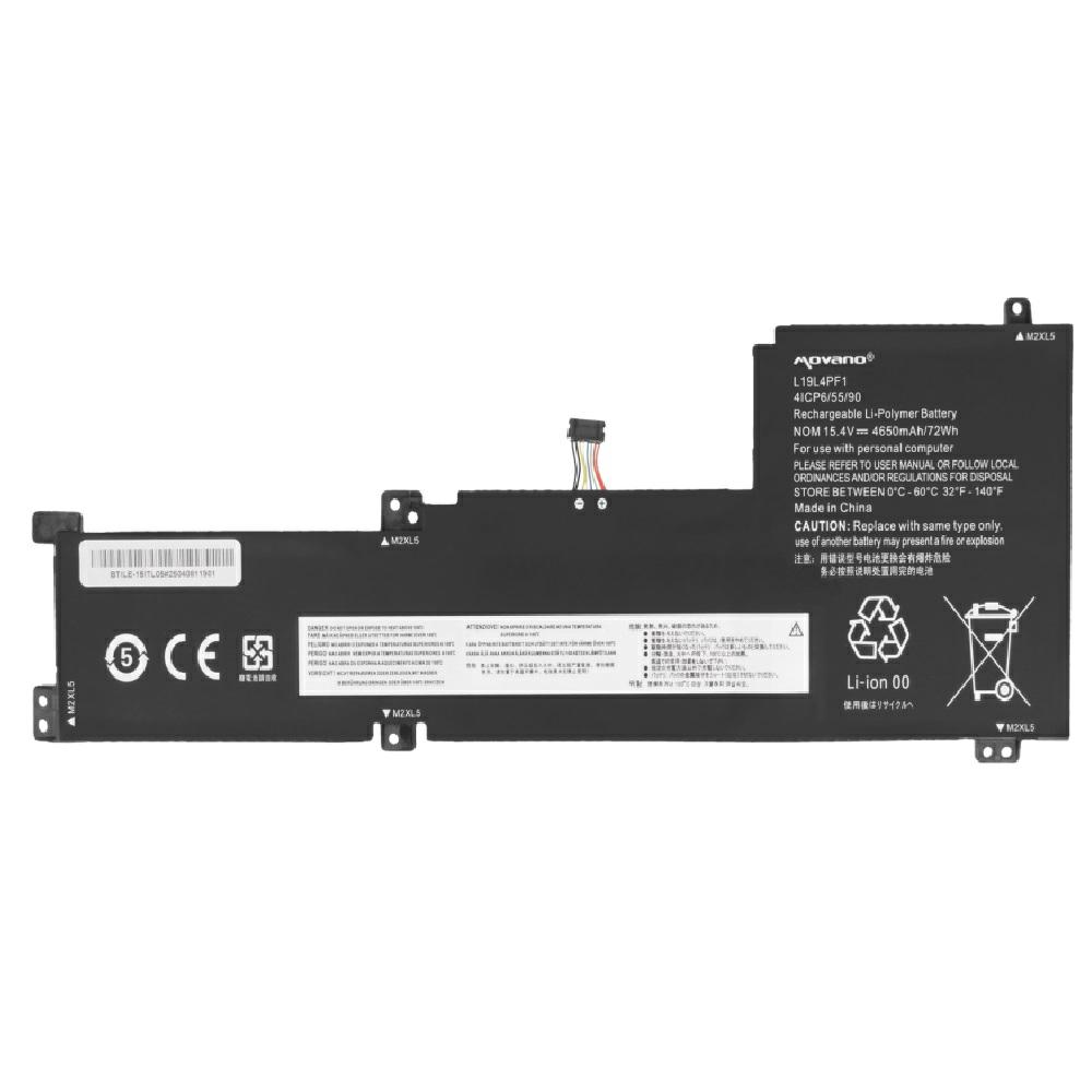 Batería compatible para portátil LENOVO L19C4PF1 15.4V 4650mAh Movano - Imagen 5