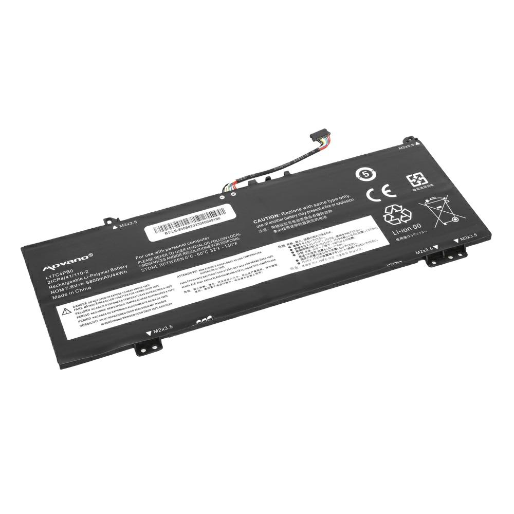 Batería compatible para portátil LENOVO Ideapad L17C4PB0 7.6v 5800 mAh Movano - Imagen 2
