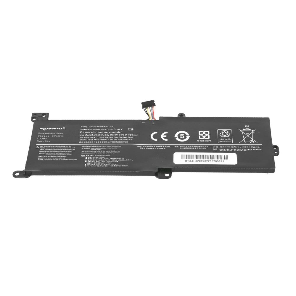 Batería compatible para portátil LENOVO L16C2PB2 7.6v 4000 mAh Movano - Imagen 3