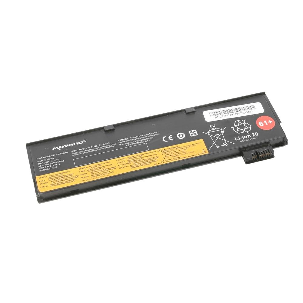 Batería compatible para portátil LENOVO T470 / T570 10.8v 4400 mAh Movano - Imagen 2