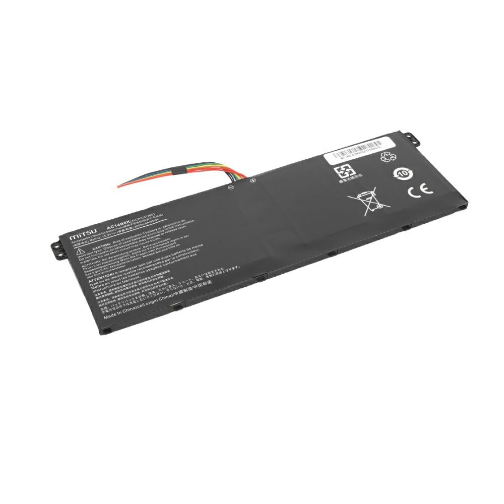 Batería compatible para portátil ACER AC14B8K 15.2V 3600mAh Mitsu - Imagen 2