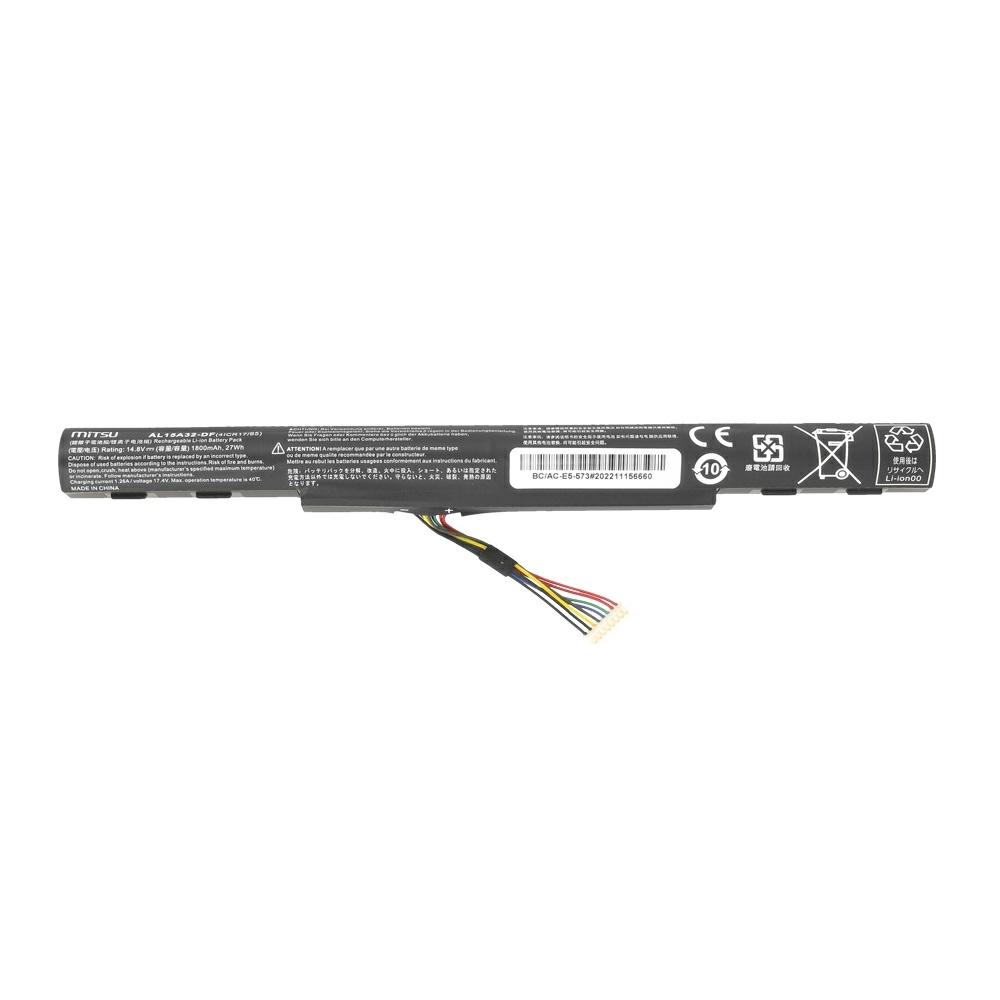 Batería compatible para portátil ACER AL15A32 14.8V 1800 mAh Mitsu - Imagen 5