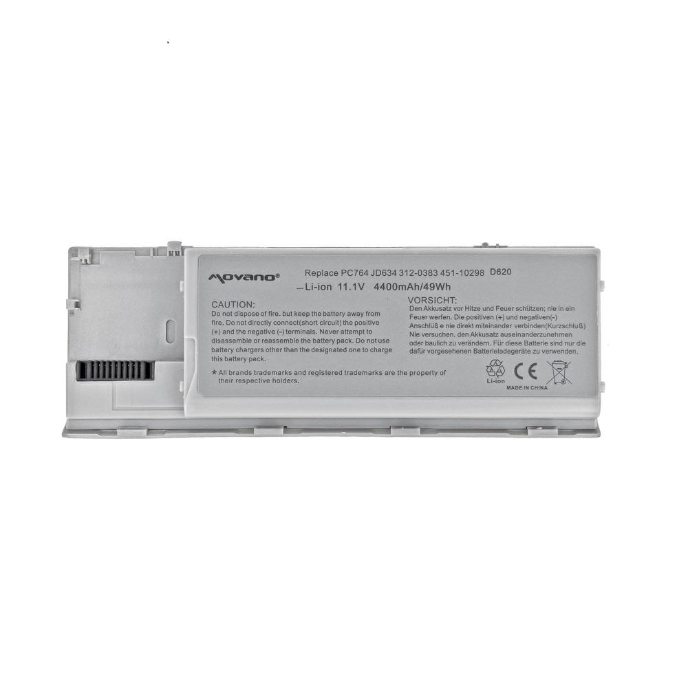 Batería compatible para portátil DELL Latitude D620 11.1V 4400 mAh Movano - Imagen 5
