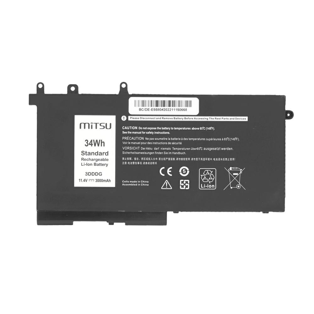Batería compatible para portátil DELL Latitude E5280 11.4V 3000 mAh Mitsu - Imagen 5