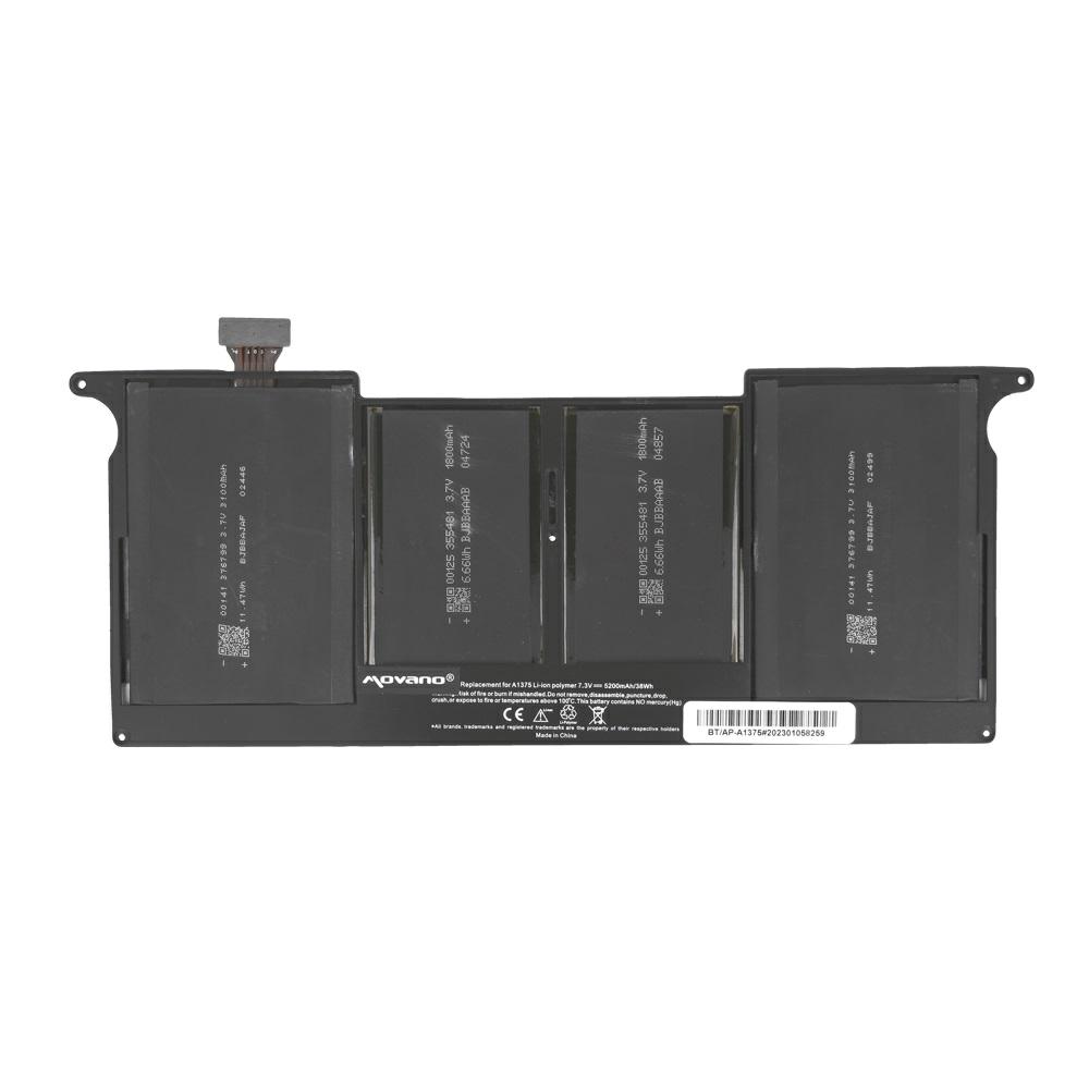 Batería compatible para portátil APPLE A1370 7.3V 5200mAh Movano - Imagen 5