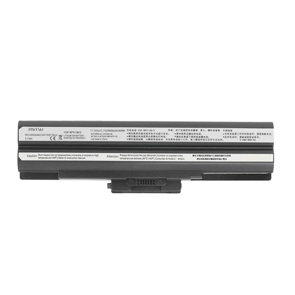 Batería compatible para portátil SONY VGP-BPS13/BPS21 11.1V 4400 mAh Mitsu - Imagen 5
