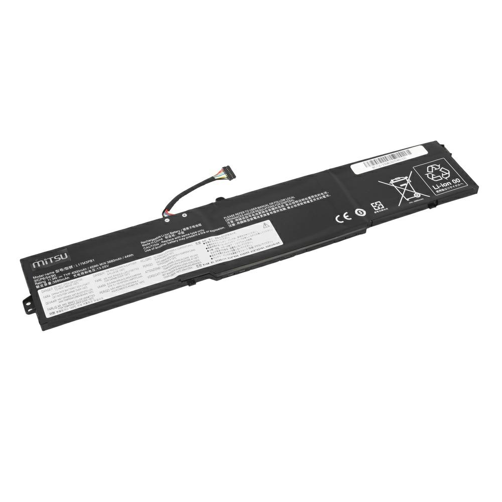 Batería compatible para portátil LENOVO L17C3PB0 11.34v 4400 mAh Mitsu - Imagen 2