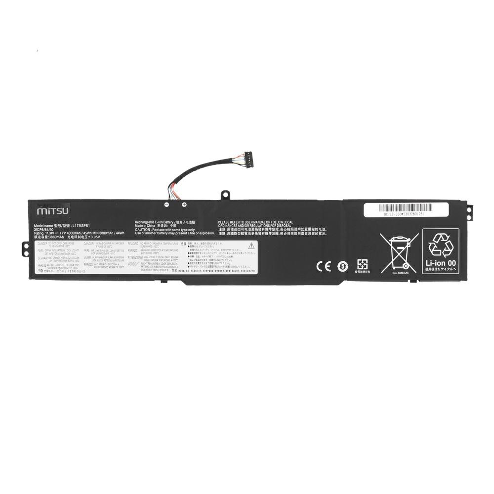 Batería compatible para portátil LENOVO L17C3PB0 11.34v 4400 mAh Mitsu - Imagen 5