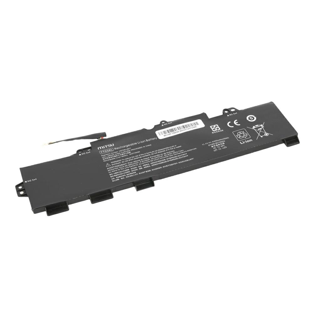 Batería compatible para portátil HP TT03XL 11.1V 4400mAh Mitsu - Imagen 2