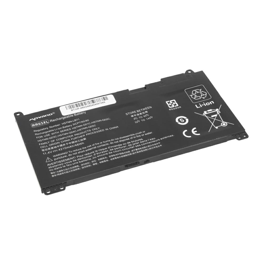 Batería compatible para portátil HP RR03XL 11.4V 4210mAh Movano - Imagen 2