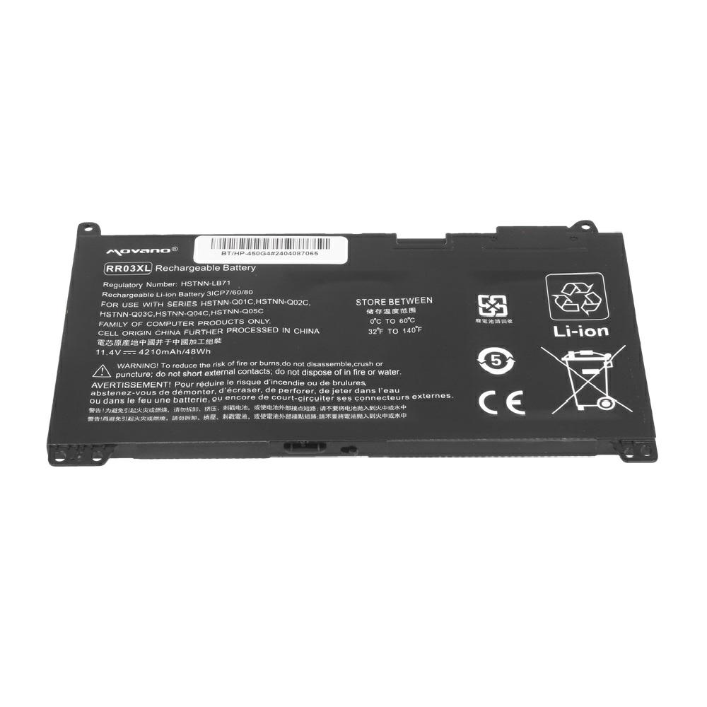 Batería compatible para portátil HP RR03XL 11.4V 4210mAh Movano - Imagen 3