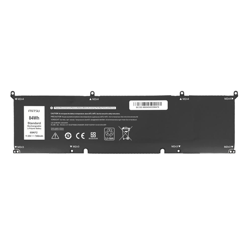 Batería compatible para portátil DELL XPS 15 11.55V 6000 mAh Mitsu - Imagen 5