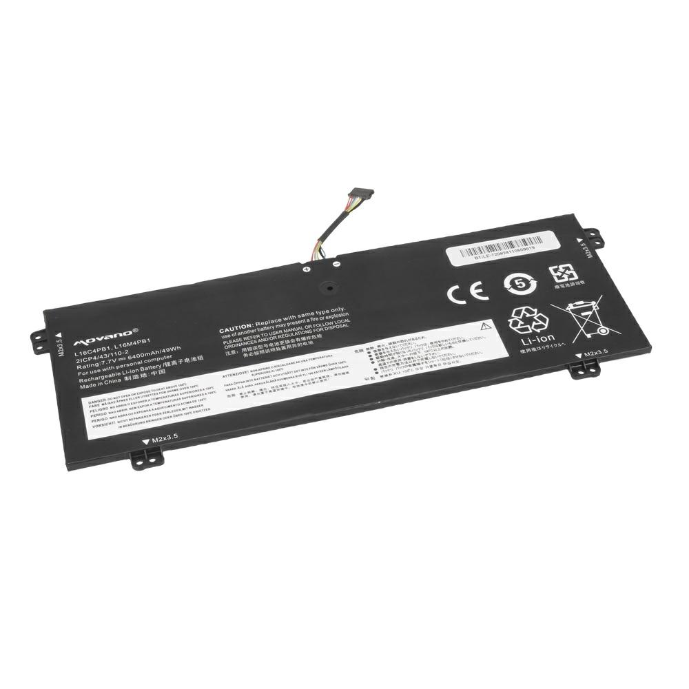 Batería compatible para portátil LENOVO L16C4PB1 7.7V 6400mAh Movano - Imagen 2